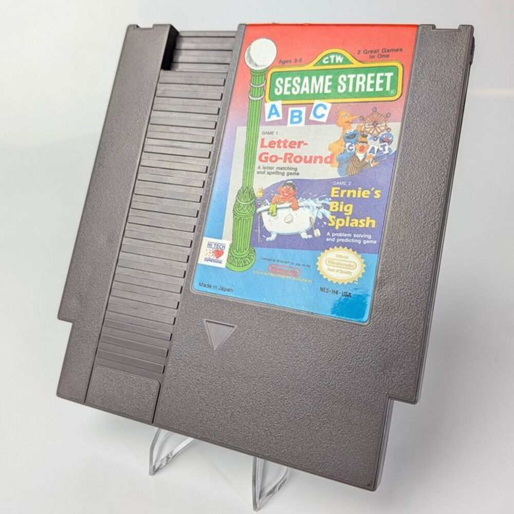 Sesame Street ABC - Authentic and Tested - NES